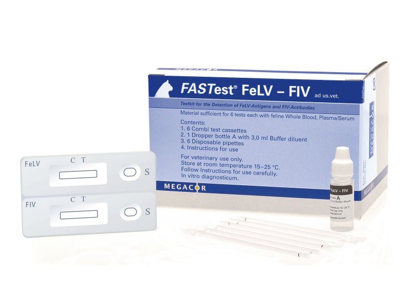 FIVFeLV veterinary diagnostic test kits Vetlab Supplies Ltd