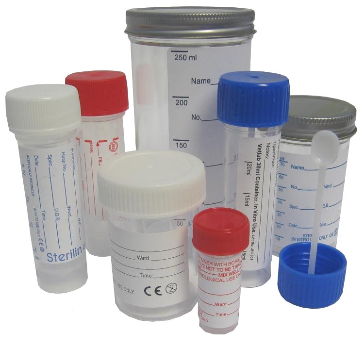 Laboratory Sample and Specimen Containers | Vetlab Supplies Ltd